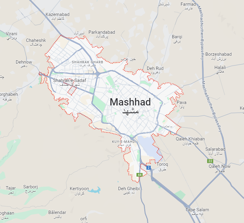 تاکسی بین شهری مشهد