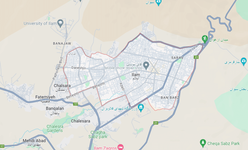 تاکسی بین شهری ایلام