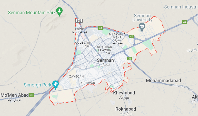 تاکسی بین شهری سمنان